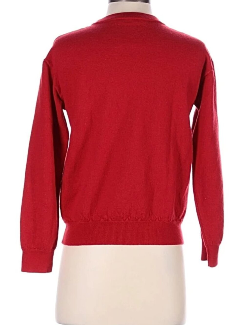 Moschino Couture Optimus Prime Teddy Bear Wool Sweater Red Size M - Picture 3 of 10